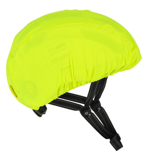 AGU Commuter Compact Rain Helmet Cover Hi-vis Neon Yellow