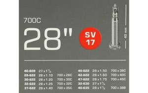 Schwalbe Schlauch SV16 28" 28/32-622/630 Prestaventil