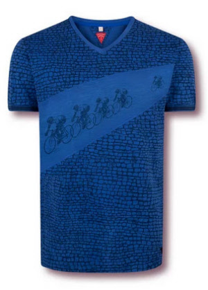 Le Patron Kasseien T-Shirt delft blue