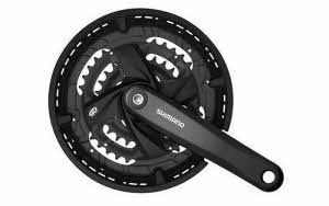 Shimano Kettenradgarnitur FC-M371 170 mm 44X32X22 Hosenschutz schwarz