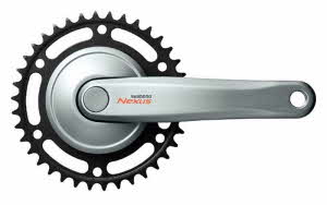 Shimano Kettenradgarnitur NEXUS FC-C6000 170 mm 38 Zähne silber