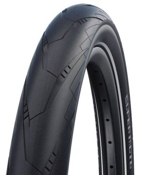 Schwalbe Pneu Super Moto 27.5x2.40 Starr mit Reflexstreifen black