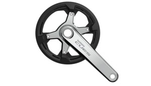 Shimano Kettenradgarnitur CUES FC-U6030 170mm 40 Zähne Hosenschutz silber  /  Gänge 9-11